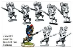 CWZ004 Zouaves In Tasseled Fez Running