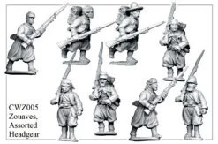 CWZ005 Zouaves In Assorted Headgear