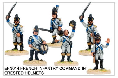 EFN014 Infantry In Crested Helmets Command