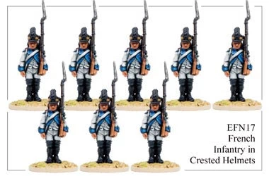 EFN017 Infantry In Crested Helmets Standing