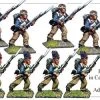 FN052 - Fusiliers In Campaign Dress Assorted Headgear Advancing