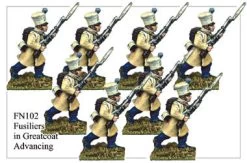 FN102 - Fusiliers In Greatcoat Advancing