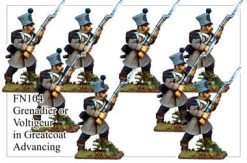 FN104 - Grenadiers Or Voltigeurs In Greatcoat Advancing