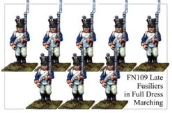 FN109 - Late Fusiliers In Full Dress Marching