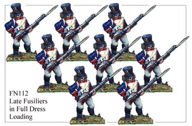 FN112 - Late Fusiliers In Full Dress Loading