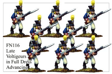 FN116 - Late Voltigeurs In Full Dress Advancing