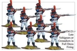 FN121 - Late Grenadiers In Full Dress Firing