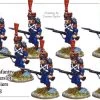 FN031 - Light Infantry Elite Company Voltigeurs Or Grenadiers In Full Dress Running