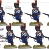 FN040 - Light Infantry Carabiniers In Full Dress And Bearskins Running