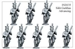 IND135 Sikh Gurkhas Advancing