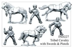 IND227 Tribal Cavalry With Swords & Pistols
