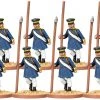 PN017 Landwehr Militia Pikemen Marching