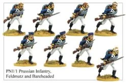 PN011 Infantry In Feldmutz And Bareheaded