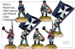 PN024 Reservists In Shell Jackets And Peaked Caps Command