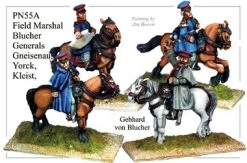 PN055A Field Marshall Blucher With Generals Gneisenau, Yorck And Kleist