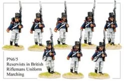 PN065 Reservists In British Rifleman's Uniform Marching