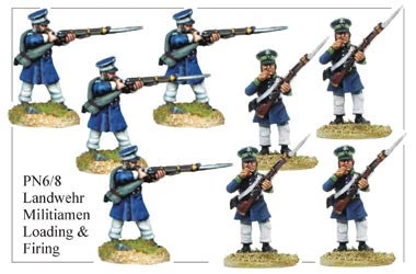 PN068 Landwehr Militia Loading And Firing