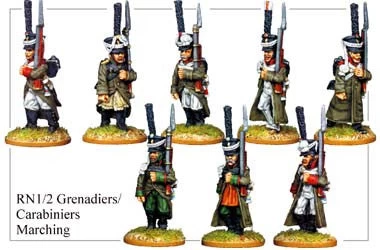 RN012 Grenadiers Or Carabiniers Marching