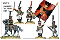 RN025 Grenadiers In Shako Command