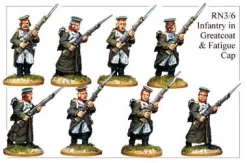 RN036 Infantry In Greatcoat And Fatigue Cap