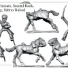 RN038 Hussars Charging In Second Rank, Sabres Raised