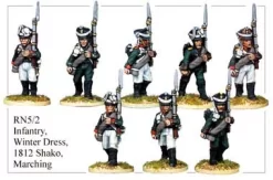 RN052 Infantry In Winter Dress And 1812 Shako