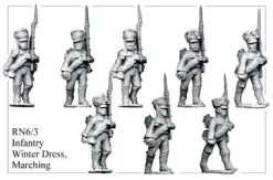 RN063 Infantry In Winter Dress Marching