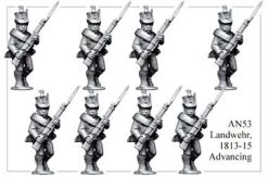AN053 Landwehr 1813-15 Advancing