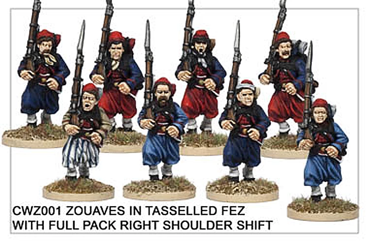 CWZ001 Zouaves In Tasseled Fez Running - Image 2