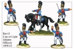 BAV012 Line Or Light Infantry Officers 1808-12