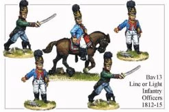 BAV013 Line Or Light Infantry Officers 1812-15