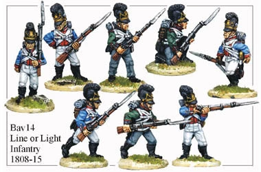 BAV014 Line Or Light Infantry 1808-15