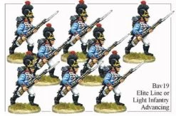 BAV019 Elite Line Or Light Infantry Advancing