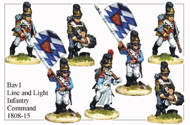 BAV001 Line Or Light Infantry Command 1808-15