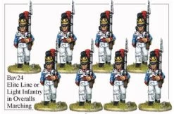 BAV024 Elite Line Or Light Infantry In Overalls Marching