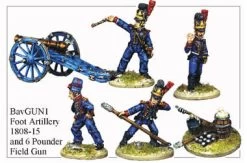 BAV033 Foot Artillery 1808-15 And 6pdr Field Gun