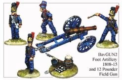 BAV034 Foot Artillery 1808-15 And 12pdr Field Gun