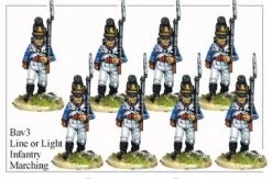 BAV003 Line Or Light Infantry Marching