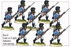 BAV004 Line Or Light Infantry Advancing