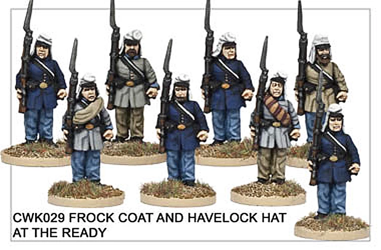 CWK029 Infantry In Havelock And Frock Coat At The Ready - Image 2