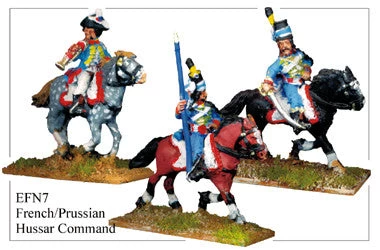EFN007 French Or Prussian Hussars Command