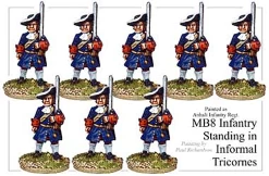 MB008 - Infantry In Informal Tricorns Standing